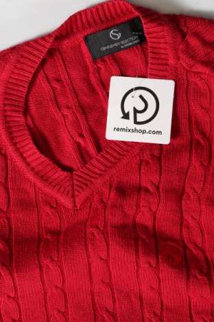 Herrenpullover Georg Stiels, Größe L, Farbe Rot, Preis € 10,49