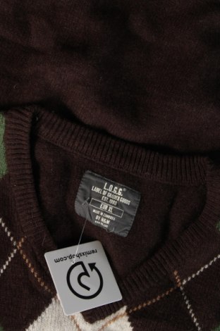 Męski sweter H&M L.O.G.G., Rozmiar XL, Kolor Kolorowy, Cena 111,99 zł