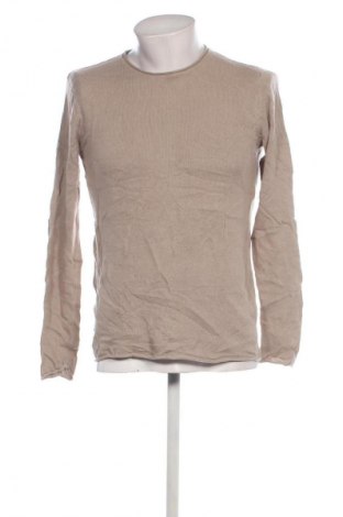 Herrenpullover Jack & Jones, Größe M, Farbe Beige, Preis € 7,49