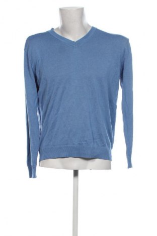 Herrenpullover John Devin, Größe L, Farbe Blau, Preis € 5,49