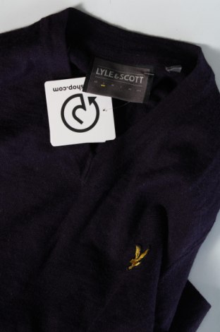 Męski sweter Lyle & Scott, Rozmiar S, Kolor Fioletowy, Cena 116,99 zł