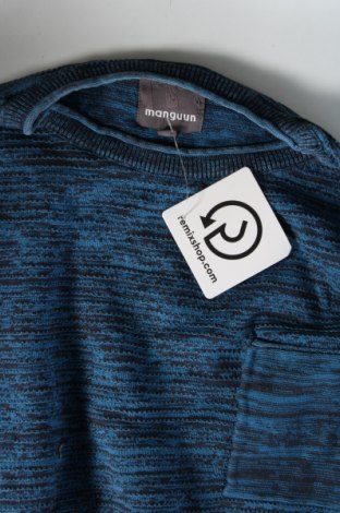 Herrenpullover Manguun, Größe M, Farbe Blau, Preis € 12,99