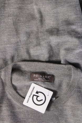 Herrenpullover Primark, Größe M, Farbe Grau, Preis € 6,49