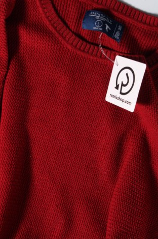 Herrenpullover Springfield, Größe L, Farbe Rot, Preis € 11,49