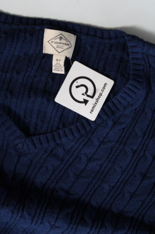 Herrenpullover St John's Bay, Größe XL, Farbe Blau, Preis € 10,99