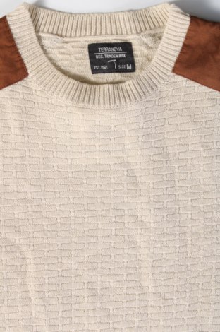 Herrenpullover Terranova, Größe M, Farbe Ecru, Preis € 6,49