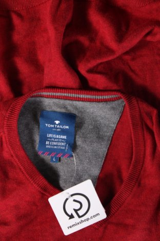 Herrenpullover Tom Tailor, Größe L, Farbe Rot, Preis 10,49 €