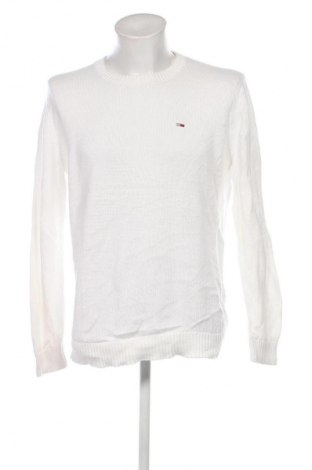 Herrenpullover Tommy Jeans, Größe M, Farbe Weiß, Preis 15,99 €