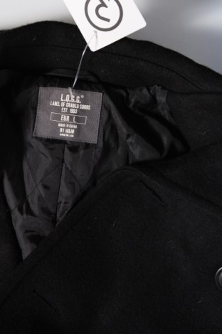 Palton de bărbați H&M L.O.G.G., Mărime L, Culoare Negru, Preț 105,99 Lei