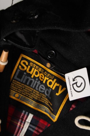 Мъжко палто Superdry, Размер S, Цвят Черен, Цена 57,99 лв.