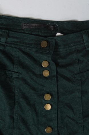 Fustă Zara Trafaluc, Mărime XS, Culoare Verde, Preț 60,99 Lei