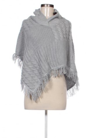 Poncho, Größe L, Farbe Grau, Preis € 9,49