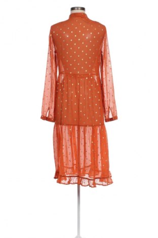 Kleid Pieces, Größe M, Farbe Orange, Preis 8,99 €