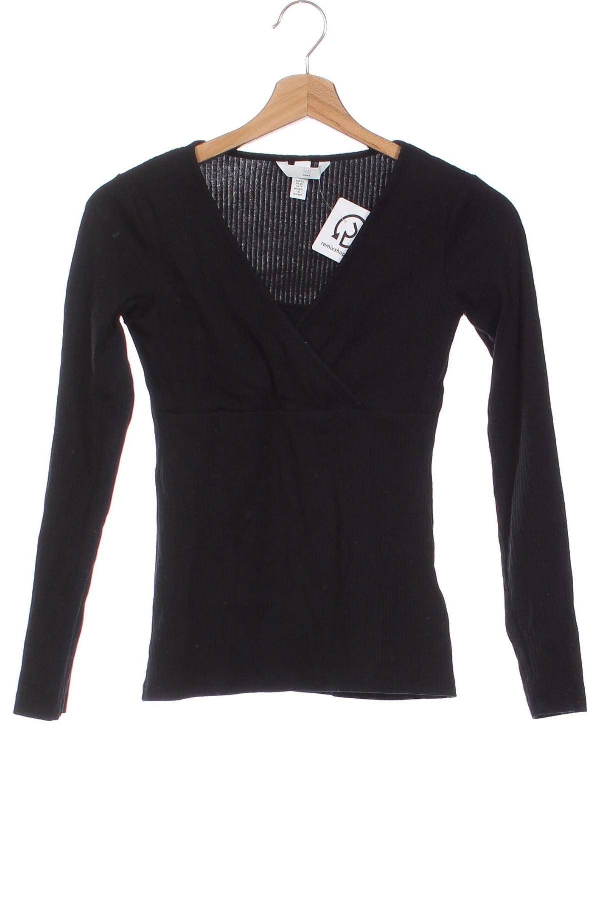 Shirt für Schwangere H&M Mama, Größe XS, Farbe Schwarz, Preis € 6,99