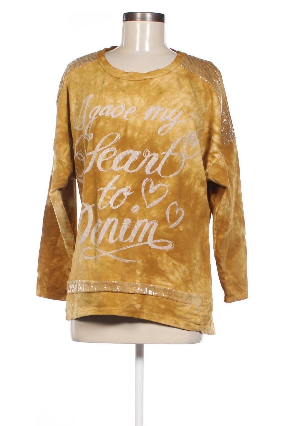 Damen Shirt, Größe XXL, Farbe Golden, Preis € 4,99