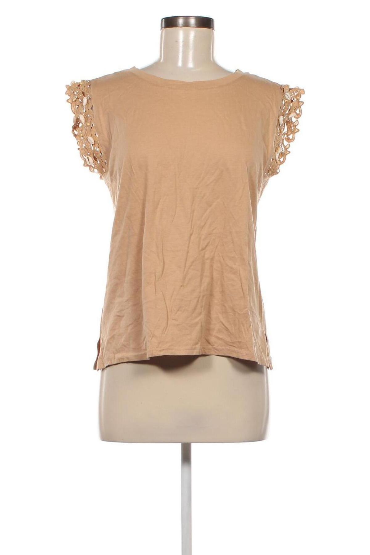 Damen Shirt, Größe L, Farbe Beige, Preis 8,49 €