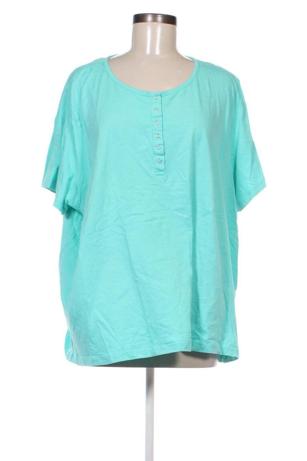 Damen Shirt, Größe 4XL, Farbe Blau, Preis 13,49 €