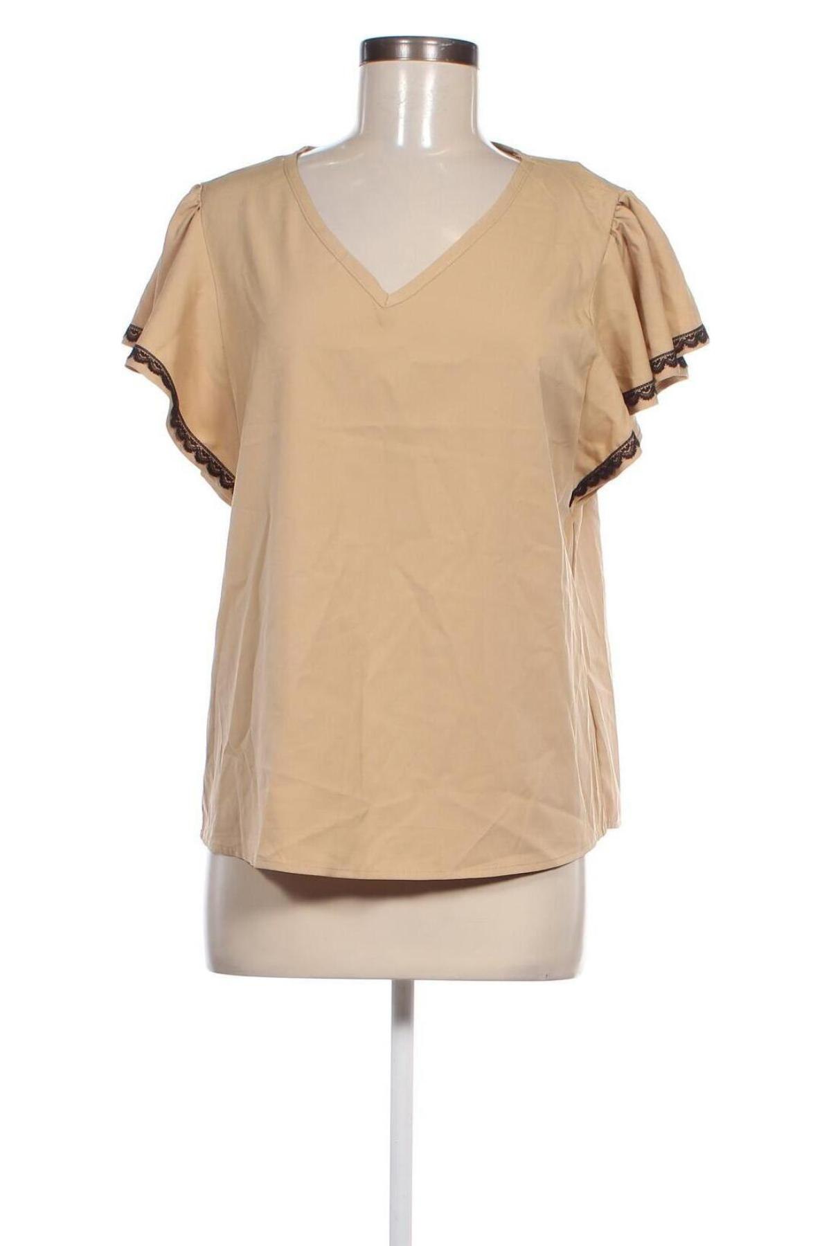 Damen Shirt, Größe M, Farbe Beige, Preis 5,99 €