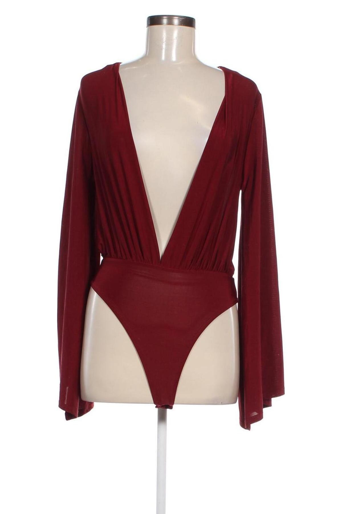 Damenbluse-Body Gina Tricot, Größe M, Farbe Rot, Preis 15,49 €