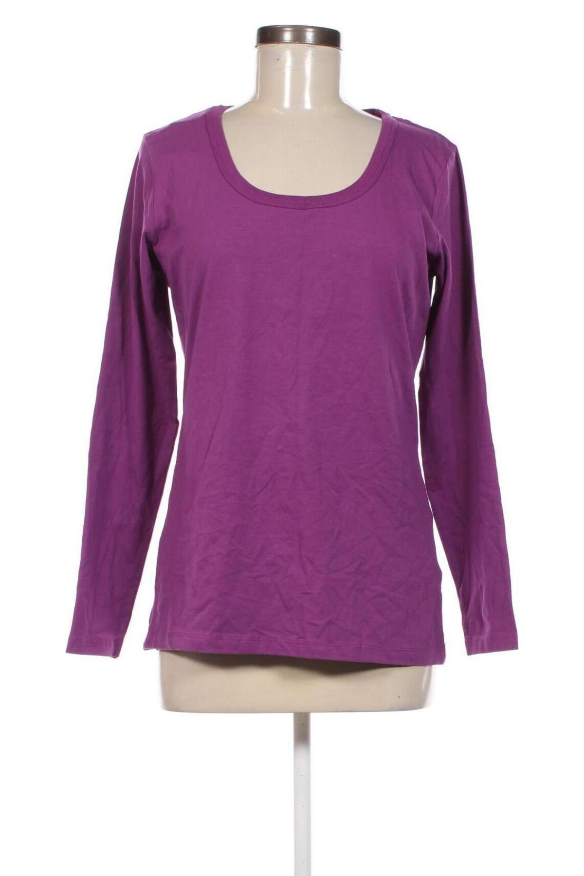 Damen Shirt Basic Collection, Größe L, Farbe Lila, Preis 4,99 €