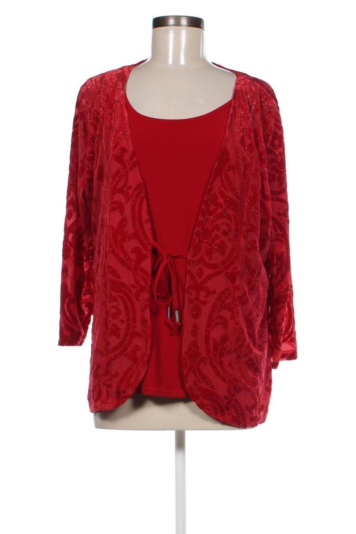 Damen Shirt Bassini, Größe XL, Farbe Rot, Preis € 5,99