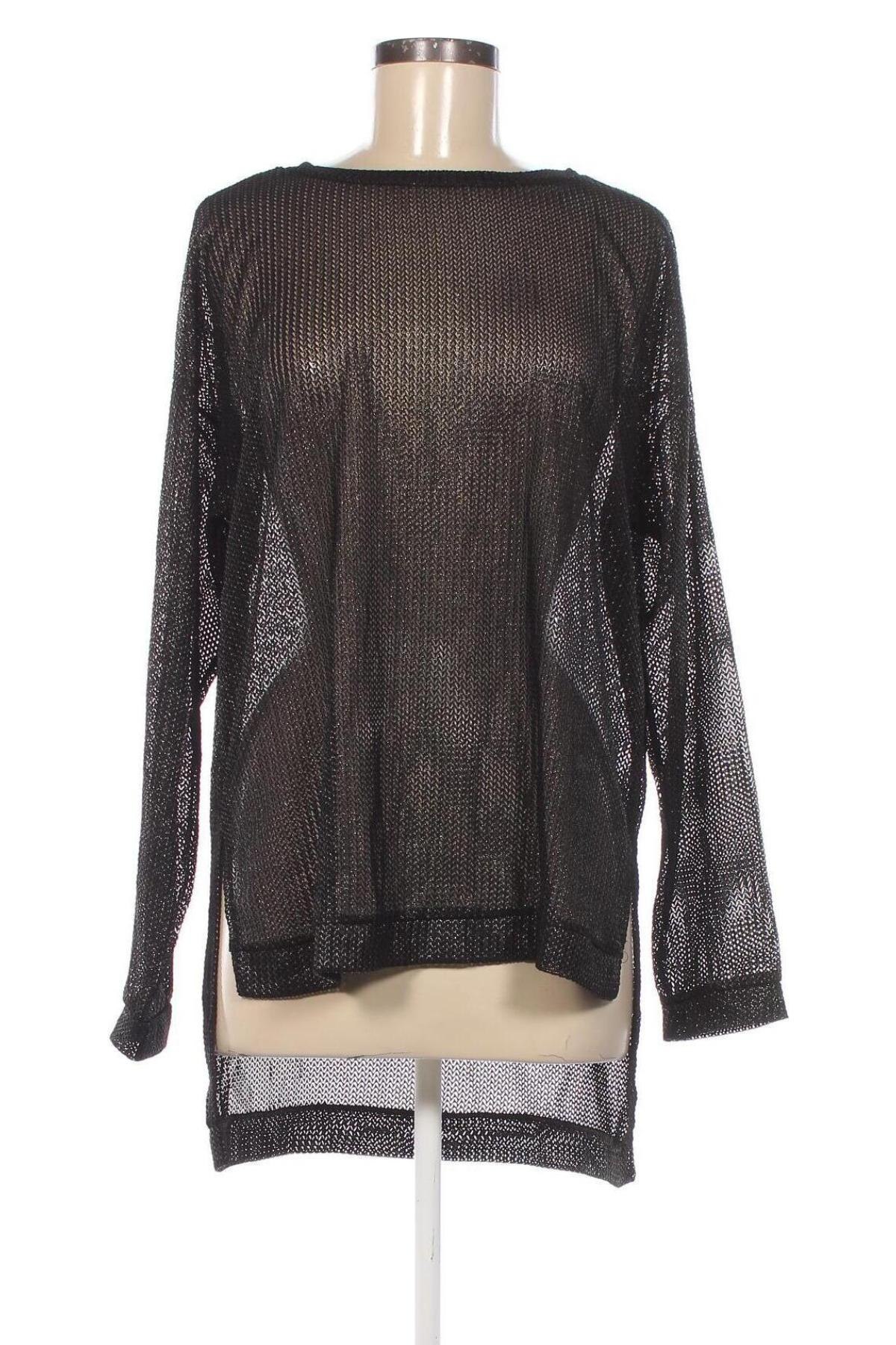 Damen Shirt Bershka, Größe M, Farbe Schwarz, Preis 3,49 €