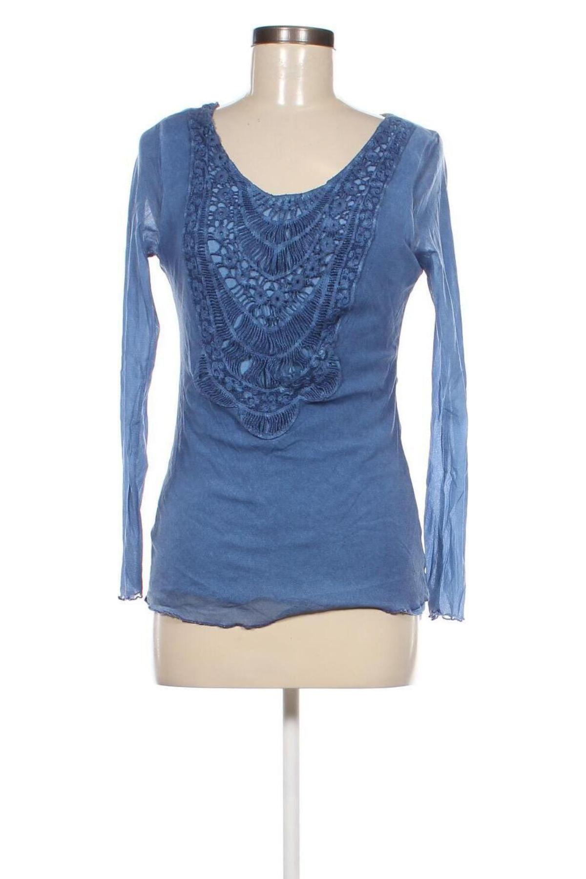 Damen Shirt Best Connections, Größe M, Farbe Blau, Preis 4,99 €