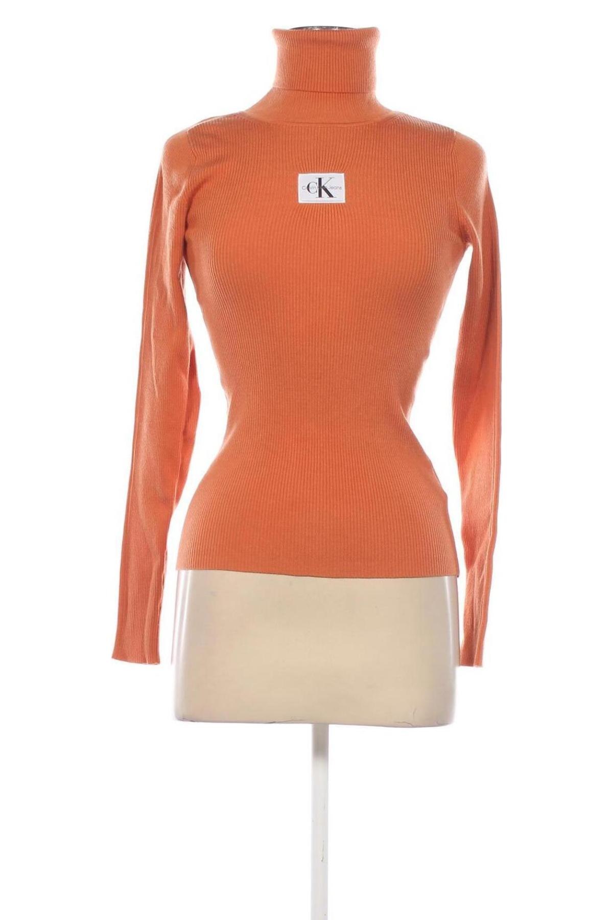 Damen Shirt Calvin Klein, Größe S, Farbe Orange, Preis 67,99 €