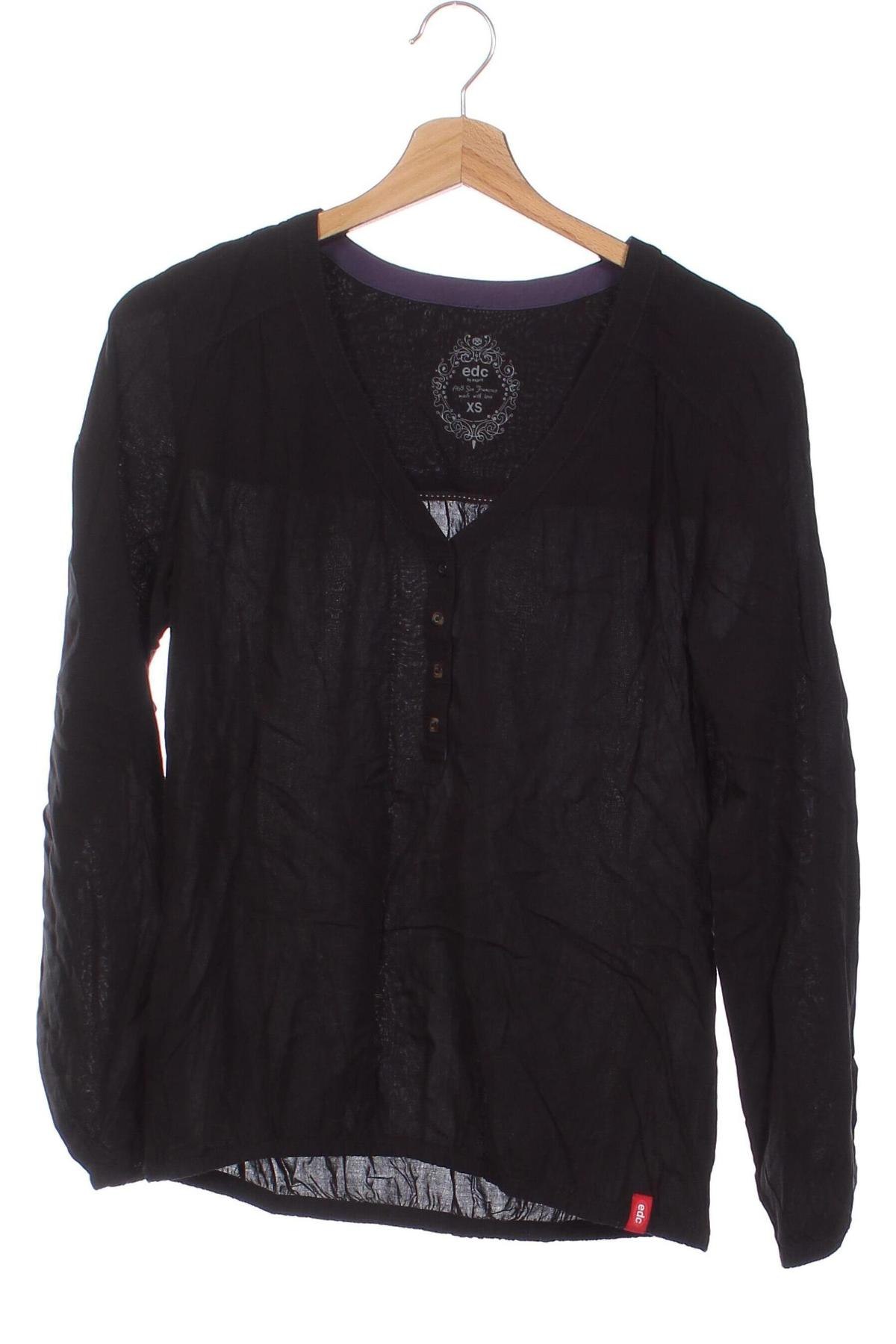 Damen Shirt Edc By Esprit, Größe XS, Farbe Schwarz, Preis € 12,49