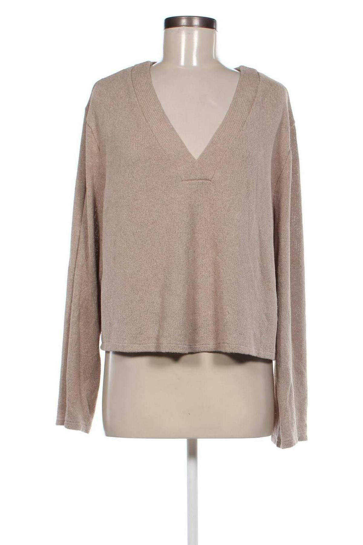 Damen Shirt H&M, Größe XL, Farbe Beige, Preis € 6,49