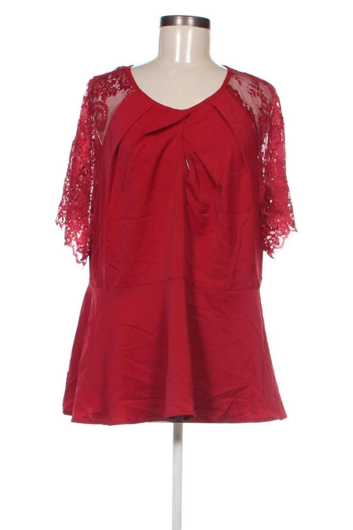 Damen Shirt SHEIN, Größe 3XL, Farbe Rot, Preis € 13,49