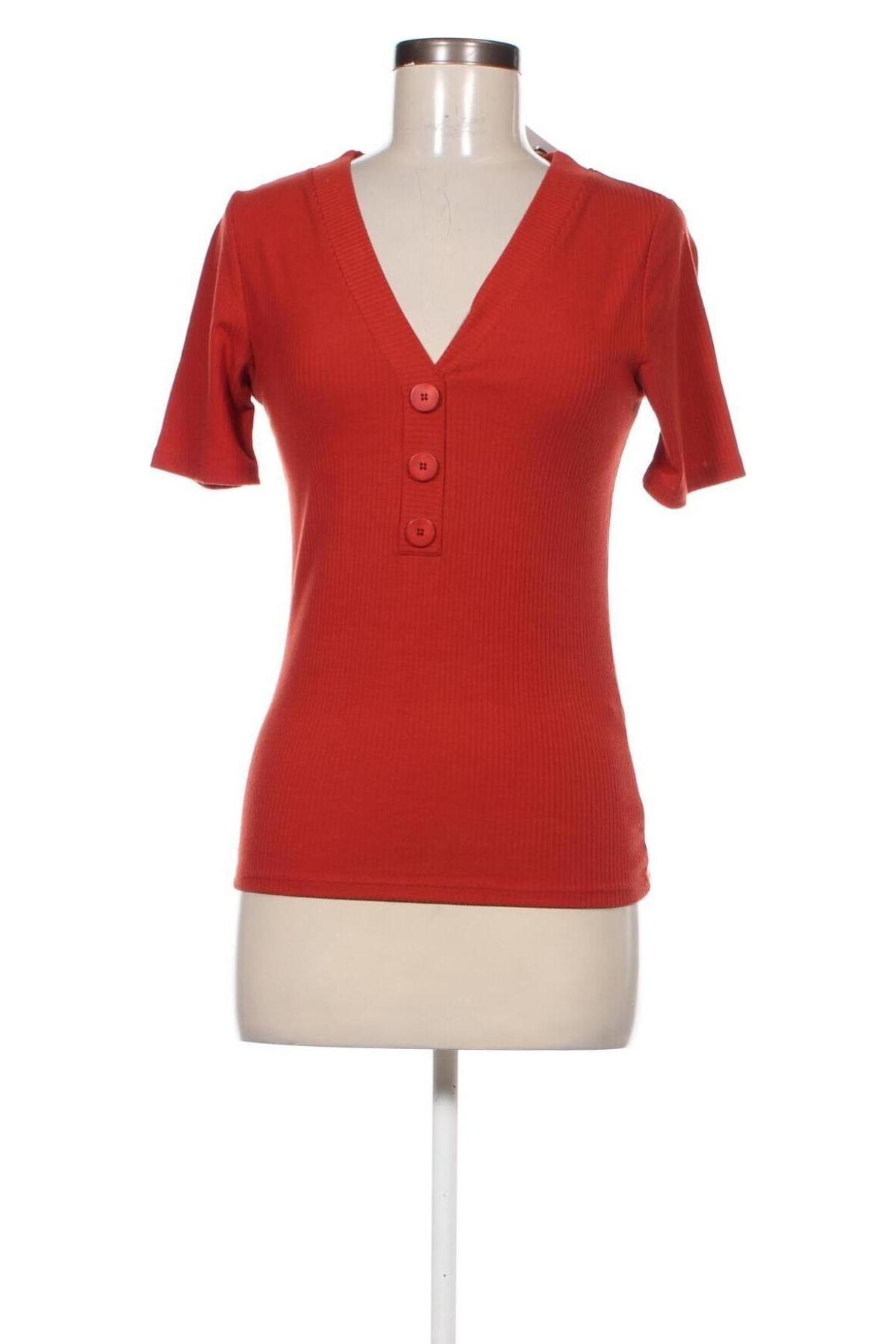 Damen Shirt Terranova, Größe S, Farbe Rot, Preis 7,99 €