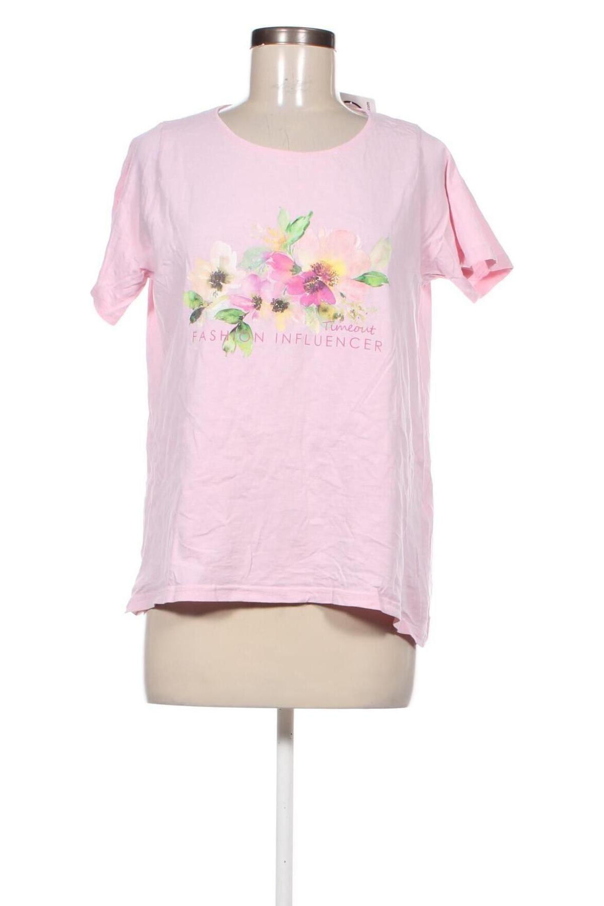 Damen Shirt Timeout, Größe L, Farbe Rosa, Preis € 11,49