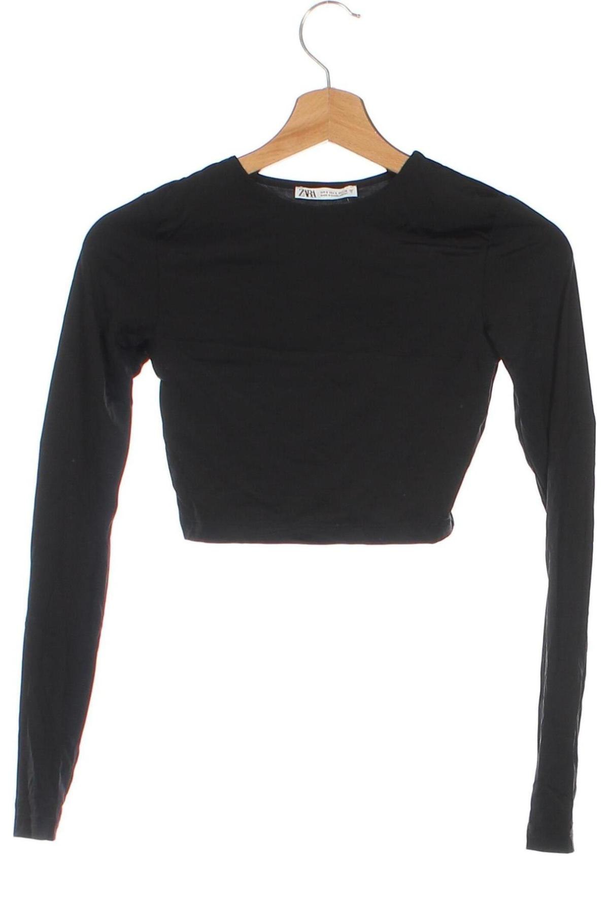 Damen Shirt Zara, Größe XS, Farbe Schwarz, Preis 18,99 €