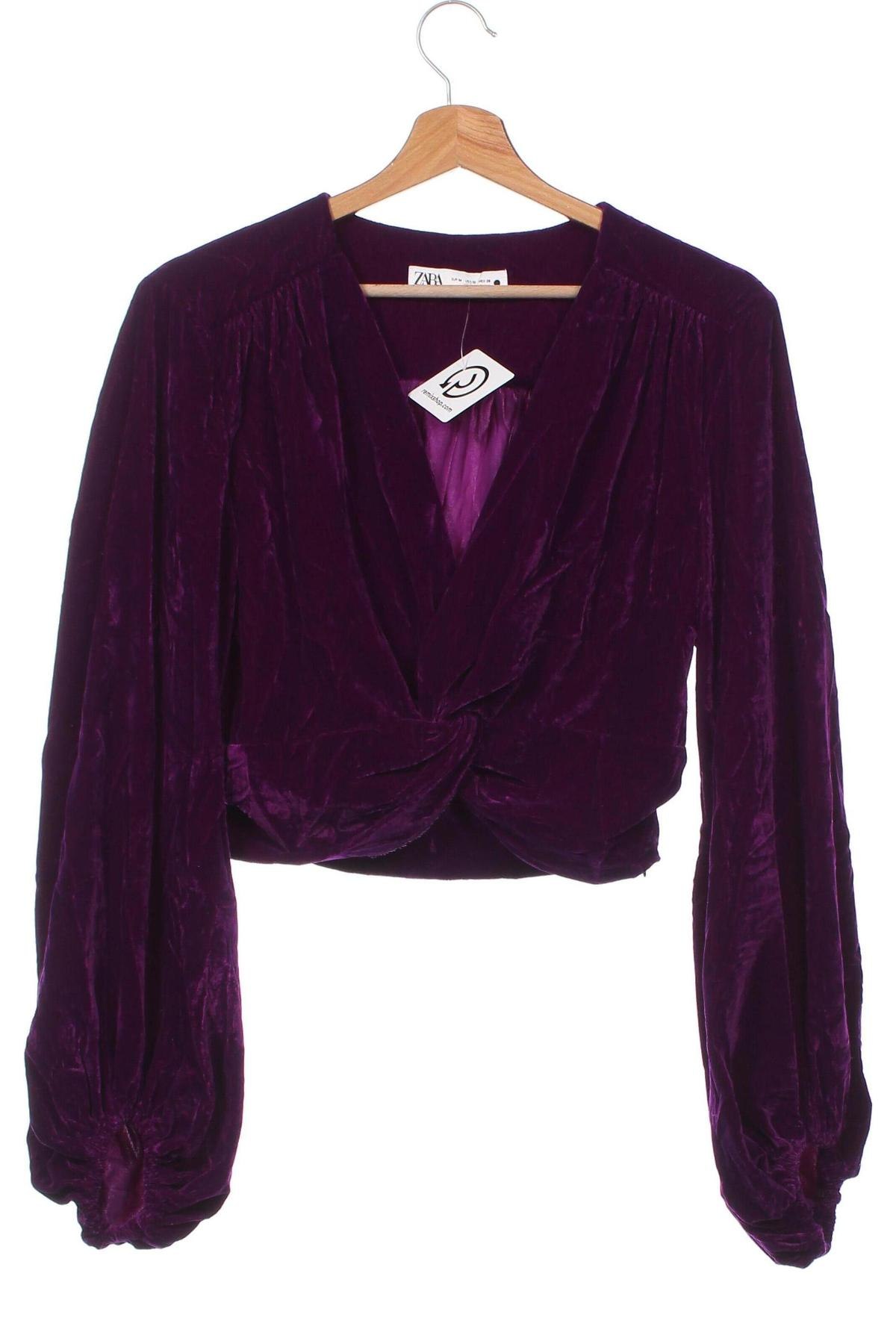 Damen Shirt Zara, Größe M, Farbe Lila, Preis € 5,99