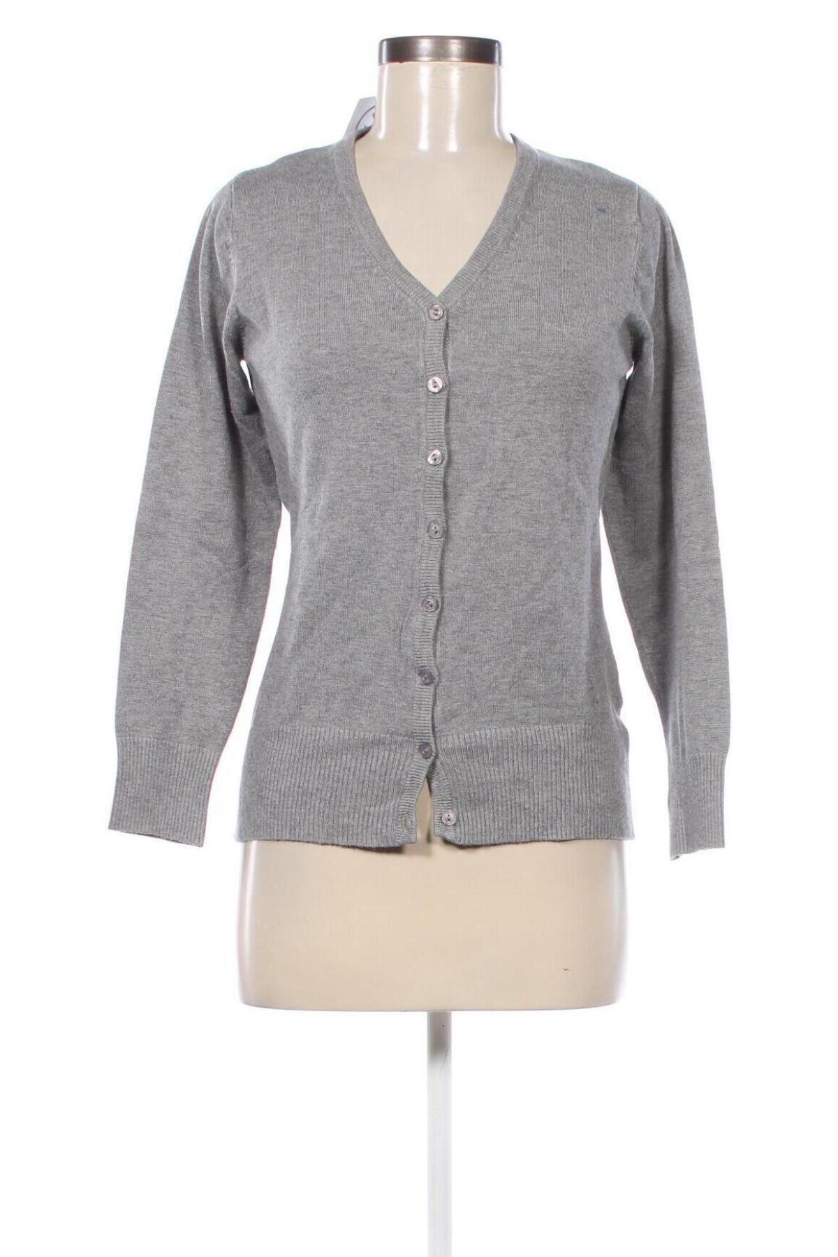 Damen Strickjacke, Größe S, Farbe Grau, Preis 8,49 €