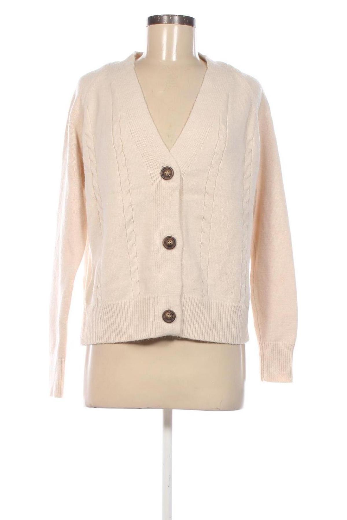 Damen Strickjacke, Größe M, Farbe Beige, Preis 5,49 €