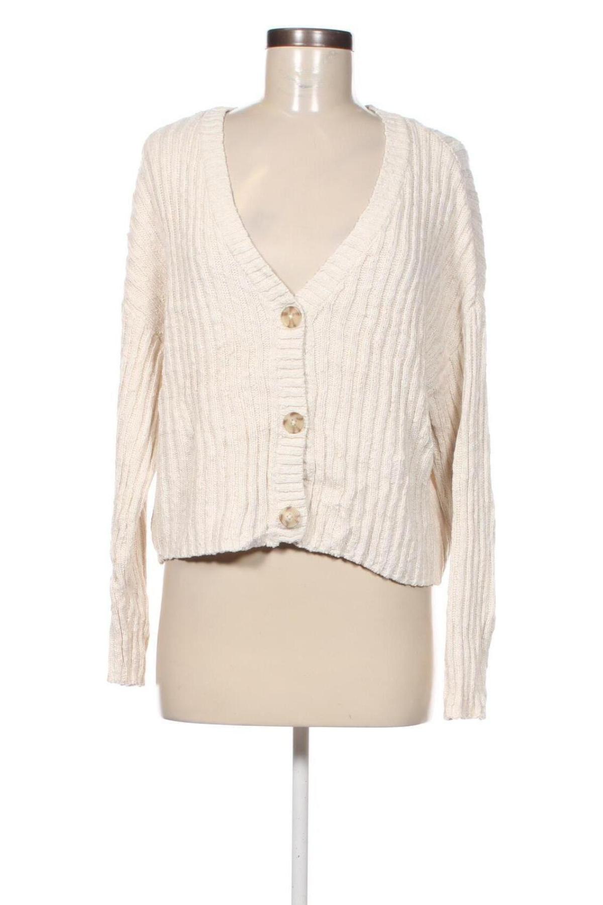 Cardigan de damă American Eagle, Mărime L, Culoare Ecru, Preț 54,99 Lei