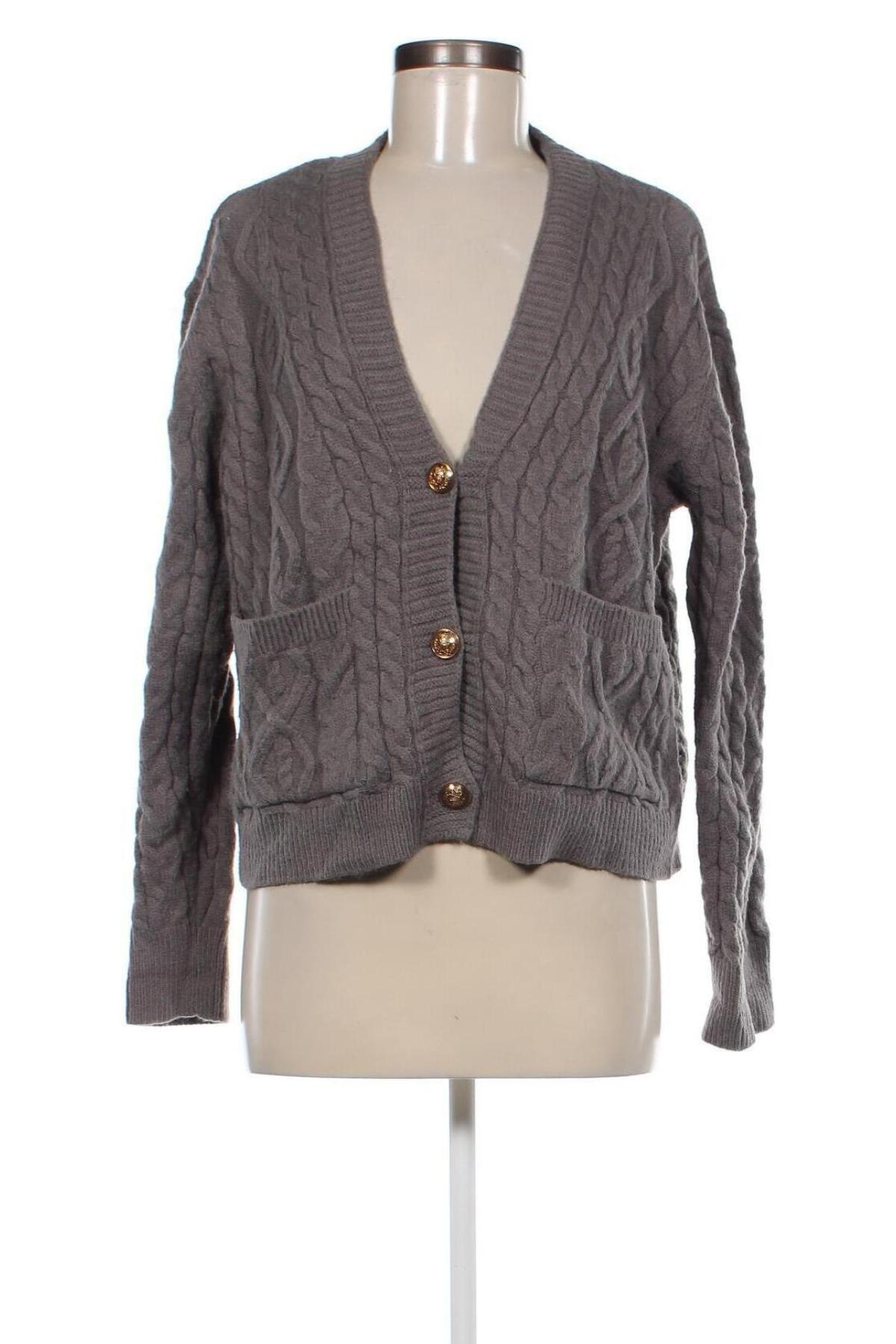 Damen Strickjacke Amisu, Größe L, Farbe Grau, Preis € 6,99