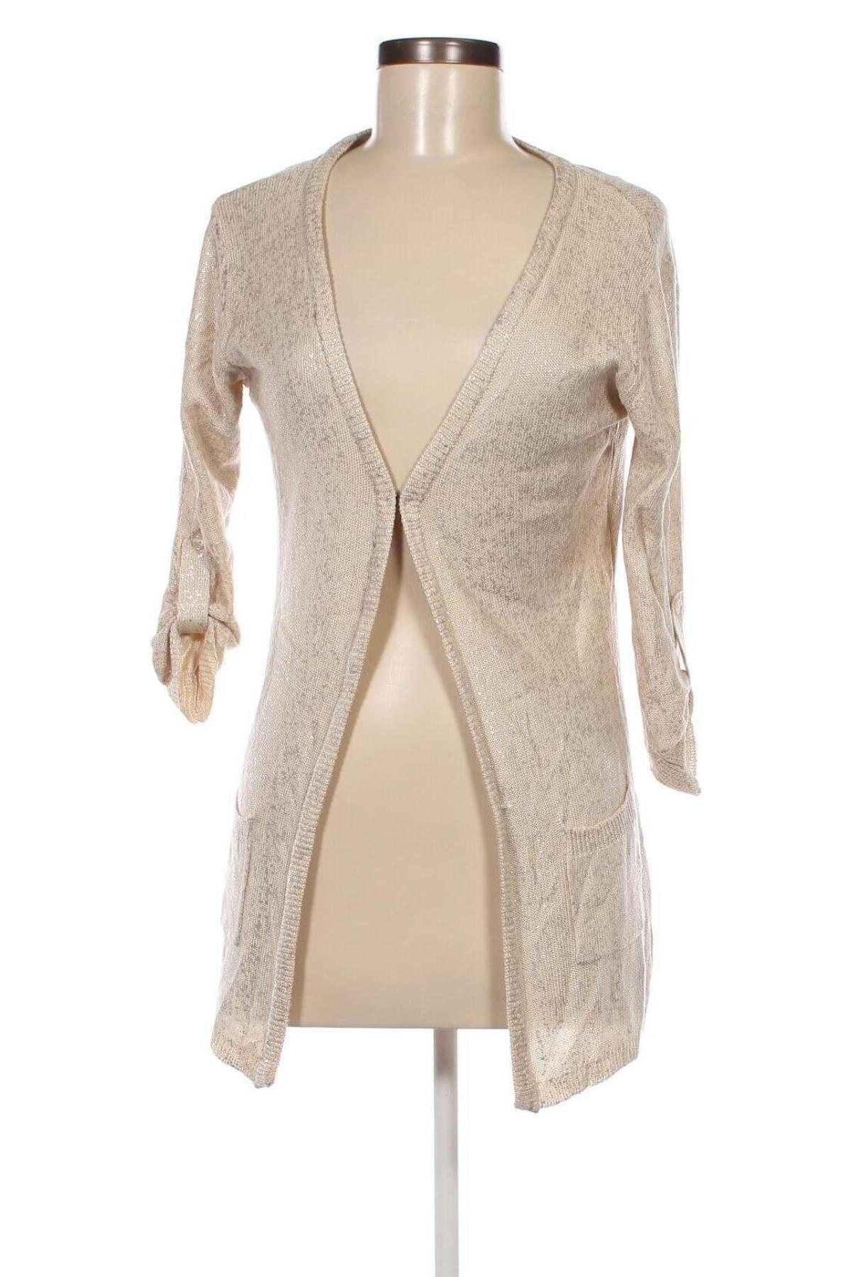 Cardigan de damă Atmos Fashion, Mărime S, Culoare Bej, Preț 47,99 Lei