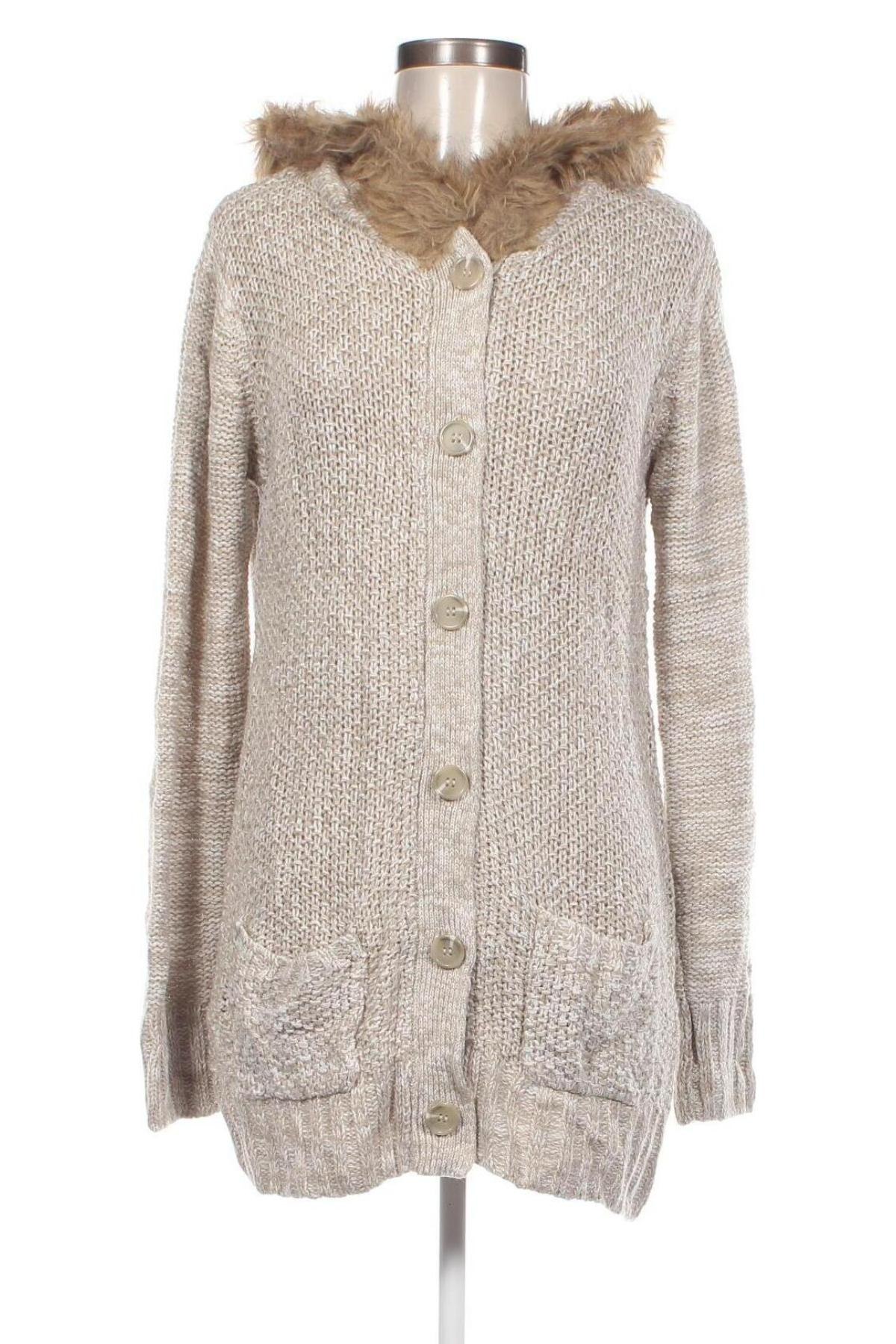 Damen Strickjacke Be You, Größe M, Farbe Beige, Preis € 15,49