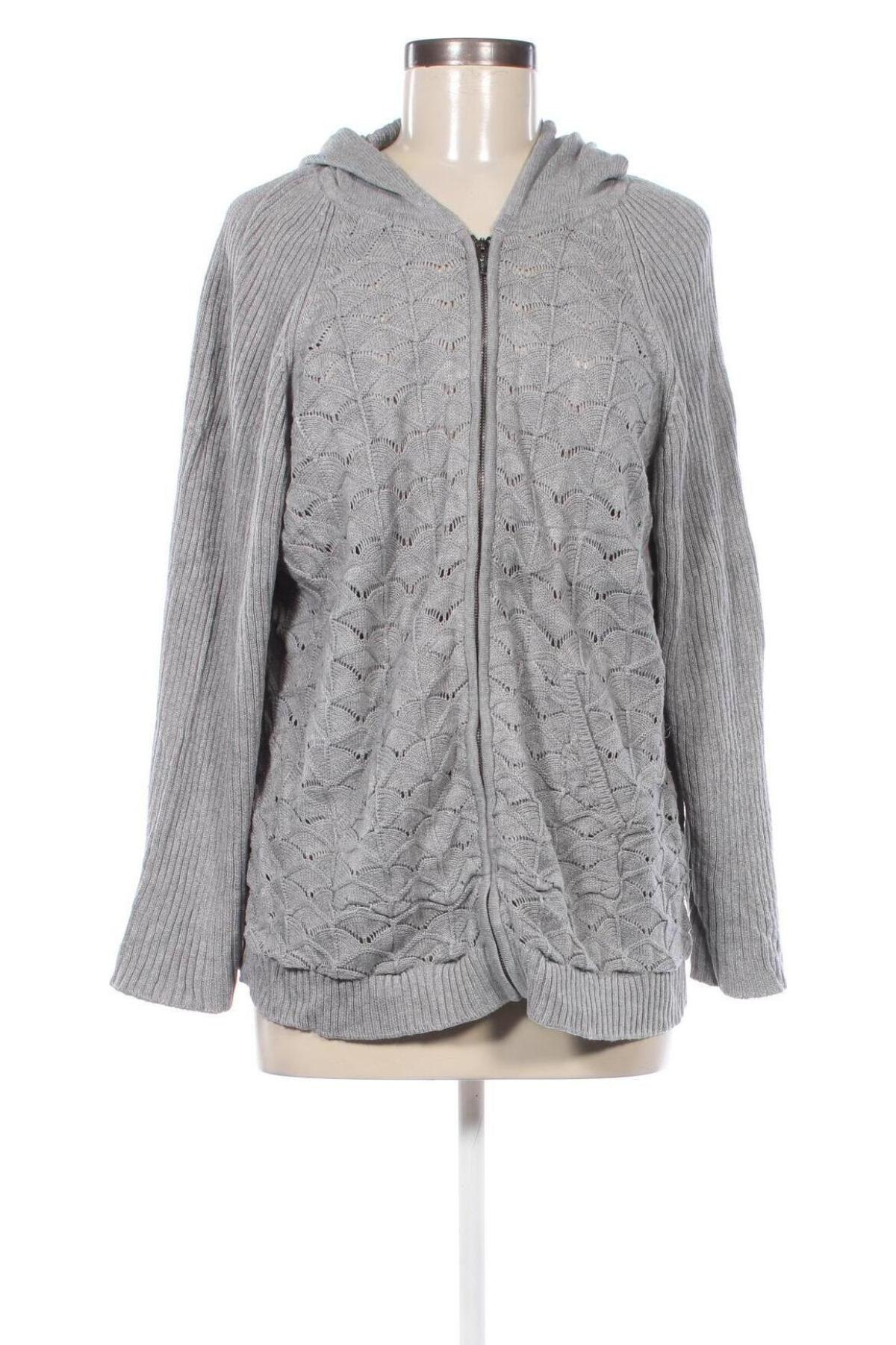 Cardigan de damă Calvin Klein, Mărime L, Culoare Gri, Preț 169,99 Lei