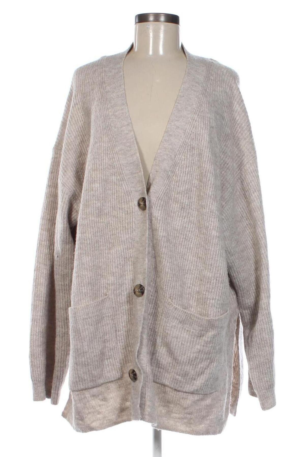 Cardigan de damă H&M, Mărime XL, Culoare Bej, Preț 52,99 Lei