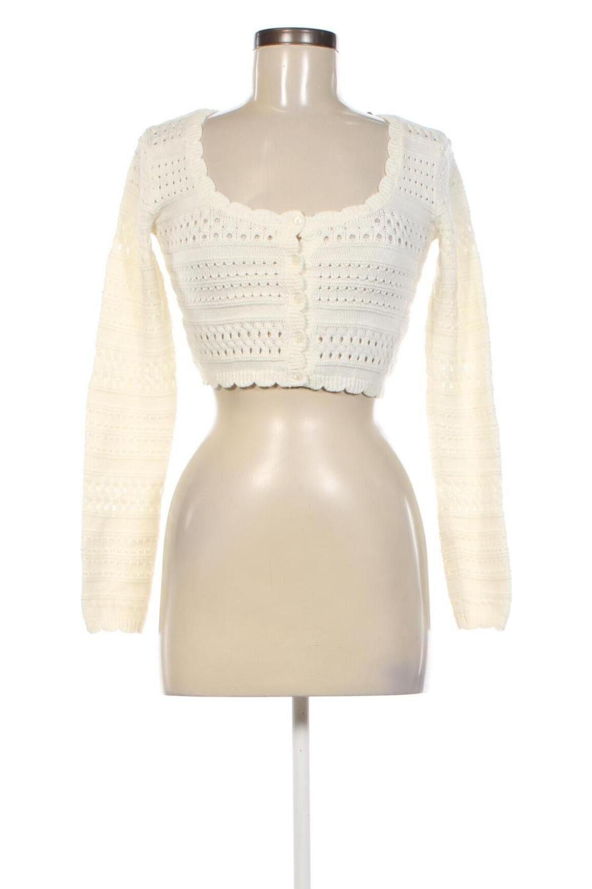 Cardigan de damă H&M, Mărime XS, Culoare Alb, Preț 28,99 Lei