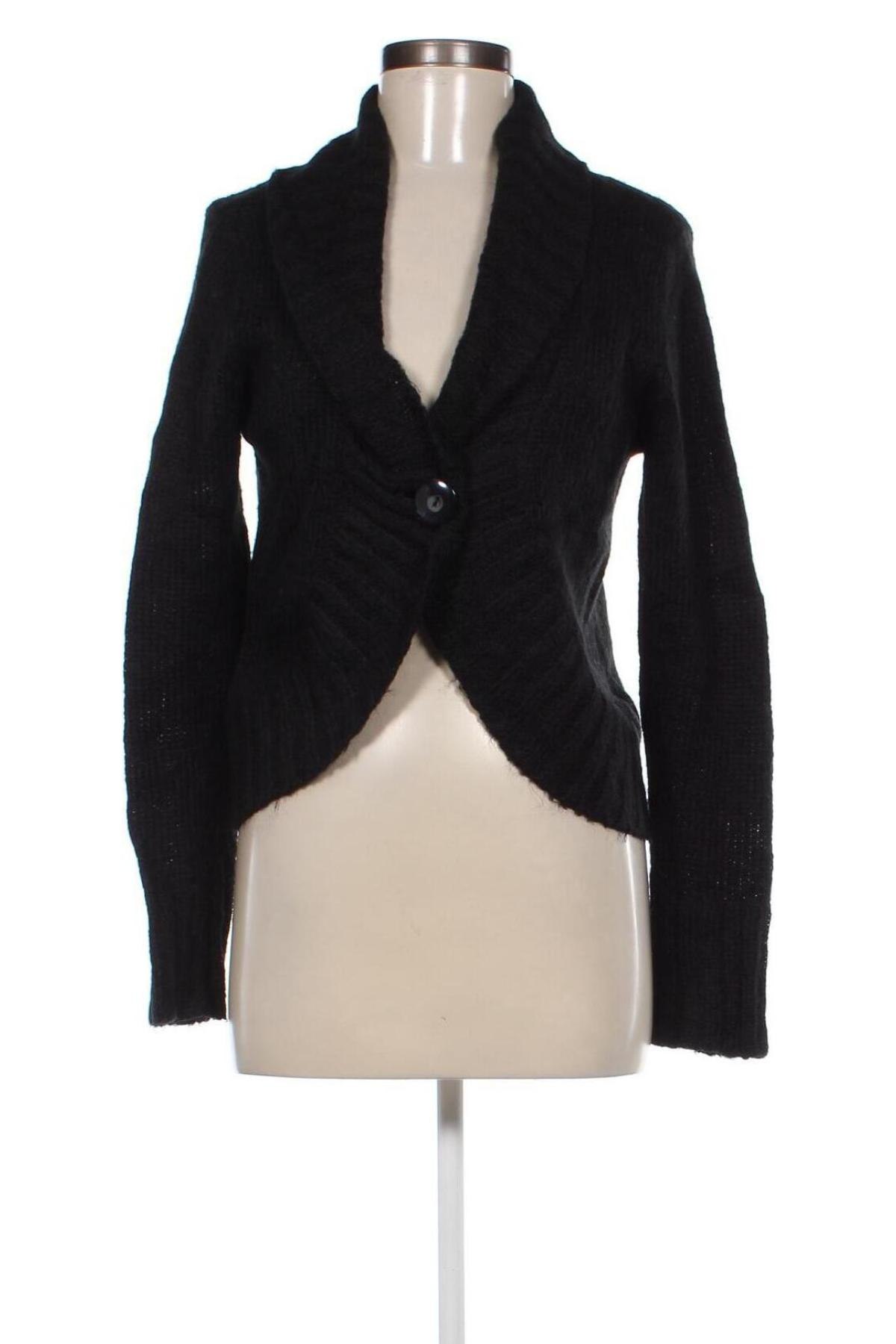 Cardigan de damă H&M, Mărime M, Culoare Negru, Preț 52,99 Lei