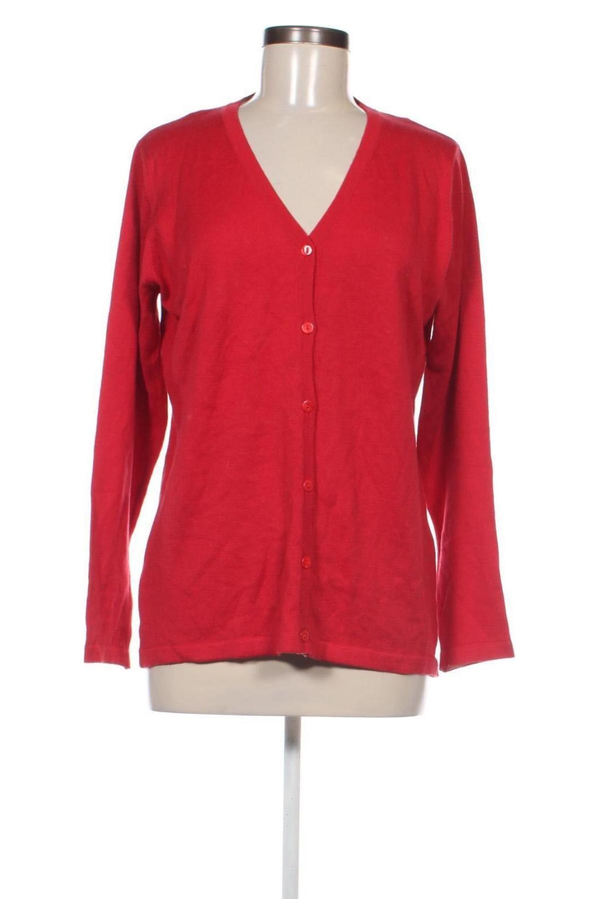 Damen Strickjacke Hekla & Co, Größe M, Farbe Rot, Preis € 10,49