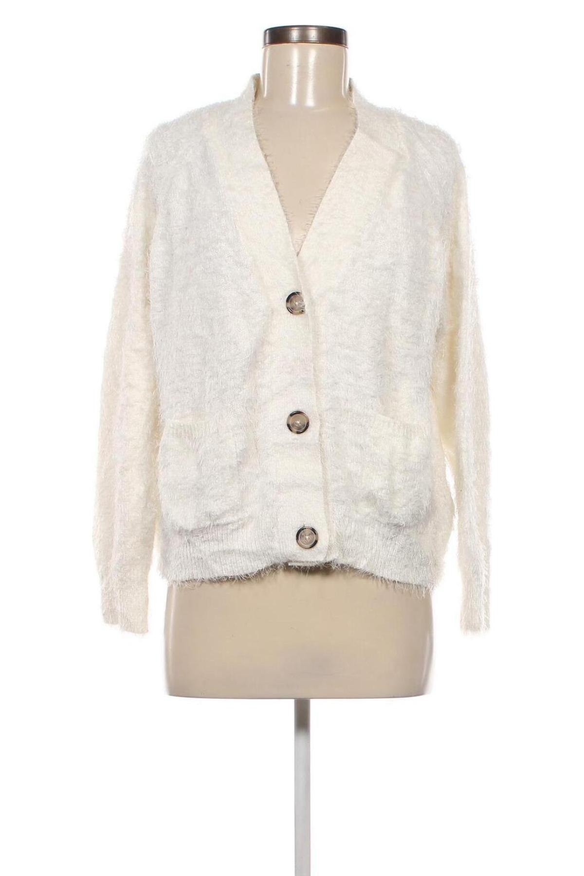 Cardigan de damă Janina, Mărime M, Culoare Alb, Preț 43,99 Lei