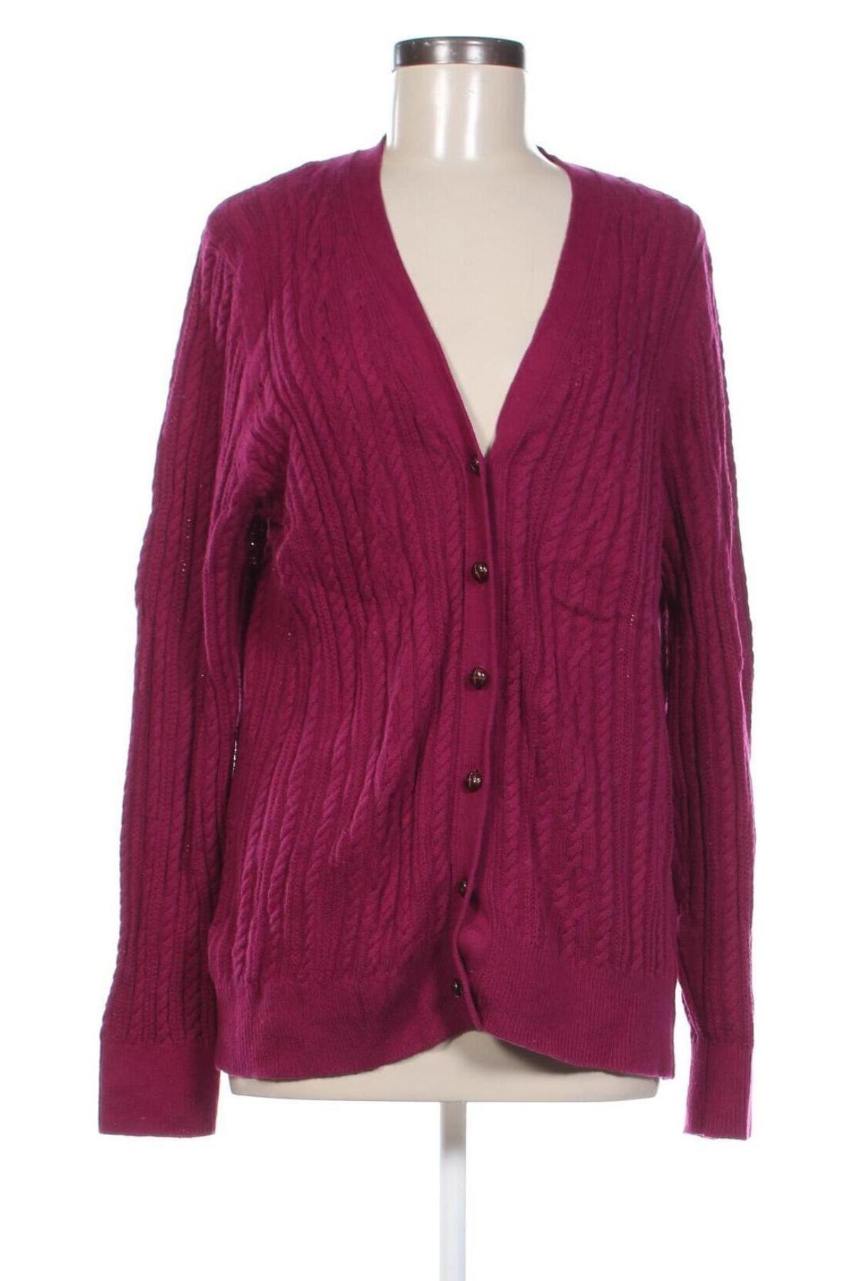 Damen Strickjacke Lands' End, Größe L, Farbe Rosa, Preis € 6,99