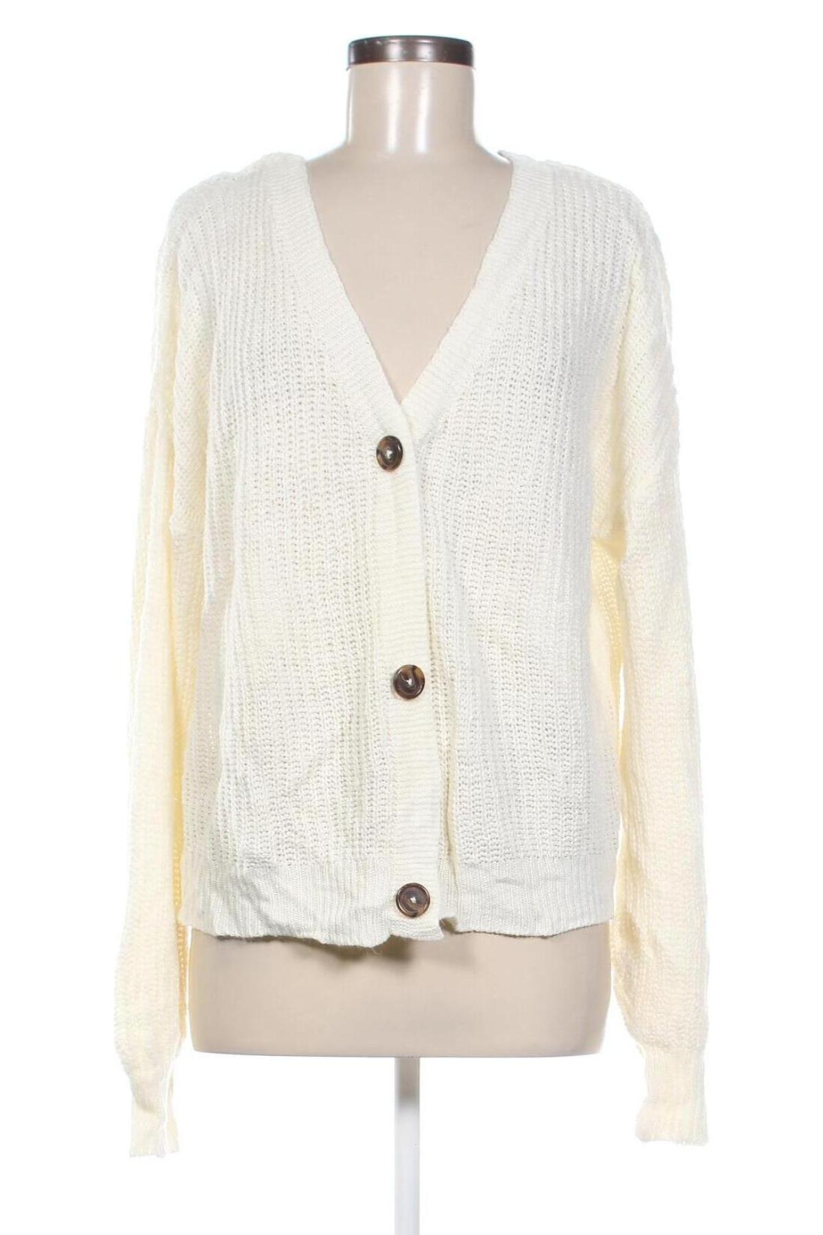 Cardigan de damă Laura Torelli, Mărime S, Culoare Ecru, Preț 38,99 Lei