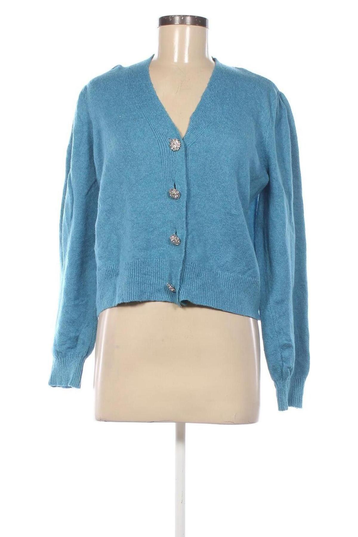 Damen Strickjacke Loft, Größe M, Farbe Blau, Preis 21,99 €